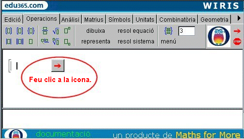 Interfcie de la Wiris