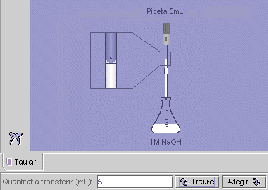 Extracci de lquid amb la pipeta