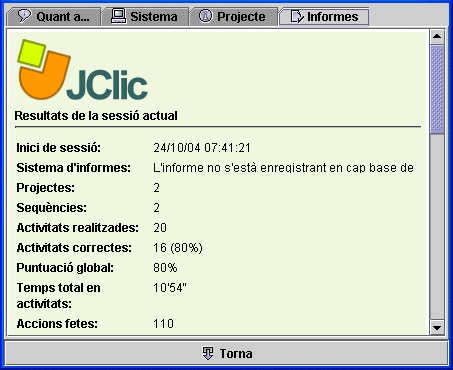 Acc�s als informes