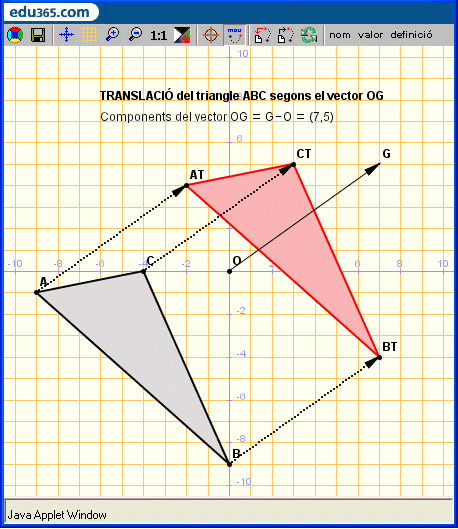 triangle transladat