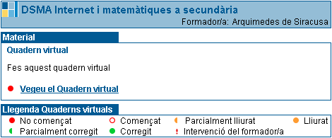 Acc�s al quadern virtual