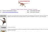 El velociraptor 
