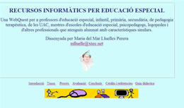 Recursos infromàtics per Educació Especial