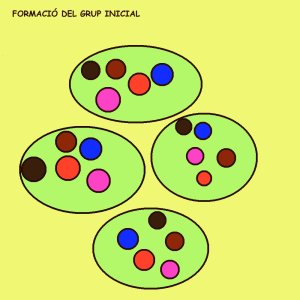 Formació del grup inicial 