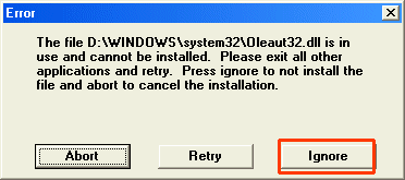 Missatge d'error