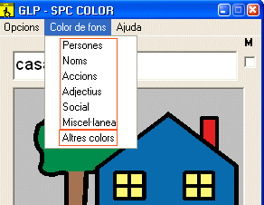 GLP. Color de fons