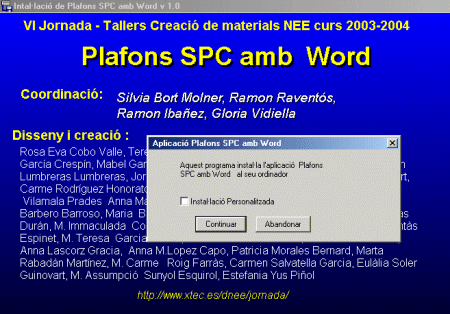 Finestra instal·lació