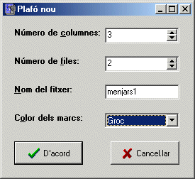 Configurar un nou plafó