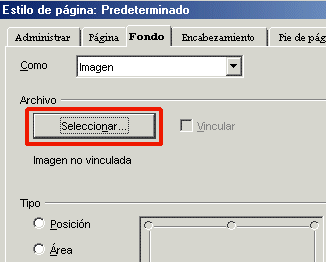 Fons / seleccionar imatge