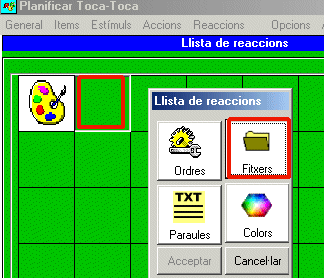 llista de reaccions