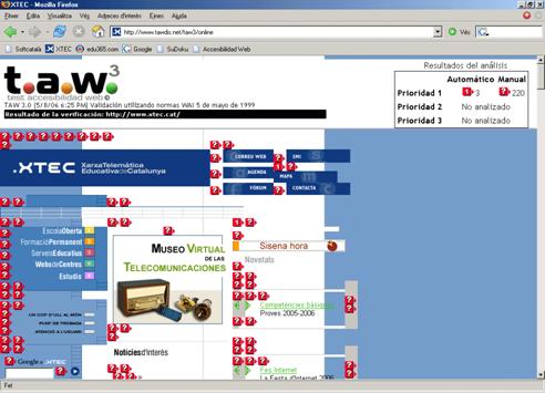 anàlisi a nivell A web xtec