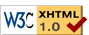 logotip W3C- XHTML