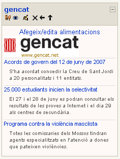 RSS gencat RSS gencat