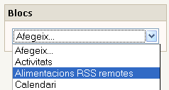 alimentacions RSS remotes alimentacions RSS remotes