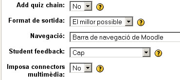 Com crear una activitat HotPotatoes: els paràmetres inicials Com crear una activitat HotPotatoes: els paràmetres inicials