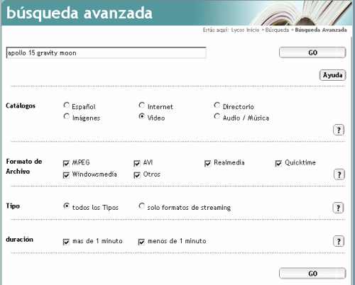Cerca avanada