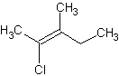(2Z)-2-cloro-3-metil-2-pentè