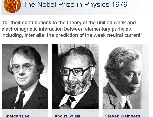 Nobels de Física de 1979