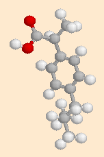 Estructura de l'ibuprofè
