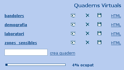 Espai al servidor de QV
