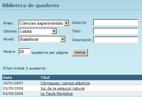 Biblioteca de quaderns virtuals