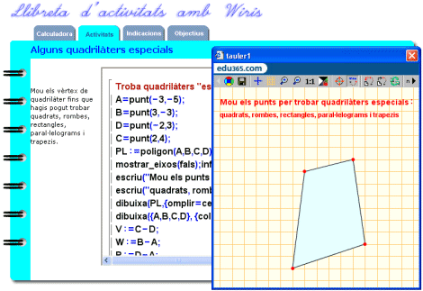 Activitats amb la Wiris