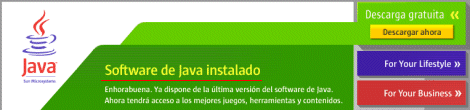 intèrpret Java instal·lat