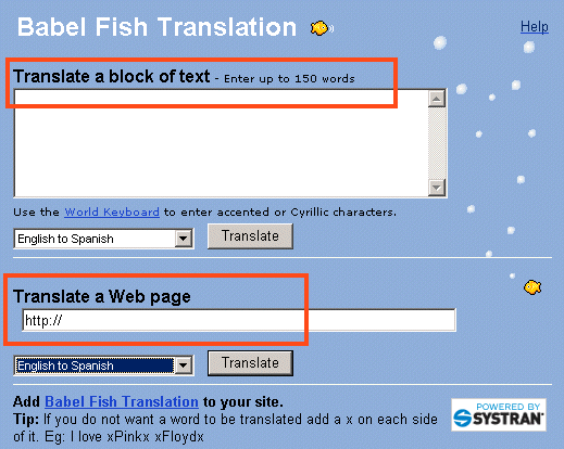 traductor Altavista
