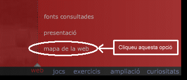 mapa de la web