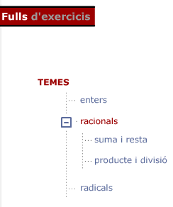 fulls d'exercicis