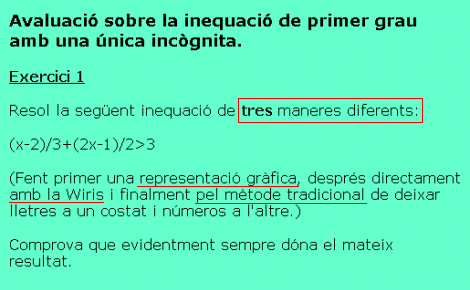 Activitats d'avaluació