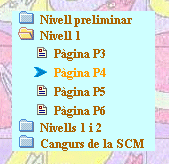 menú desplegable