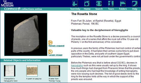 Secció Pedra Roseta