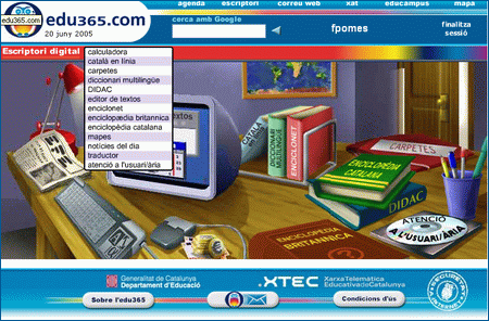 Escriptori del l'edu365.com