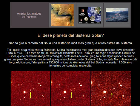 Més informacio sobre els planetes