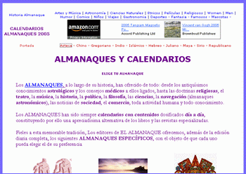 Almanaques y calendarios