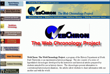WebChron: The Web Chronology Project