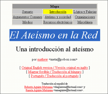 El atesmo en la red