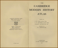 Cambridge modern history maps