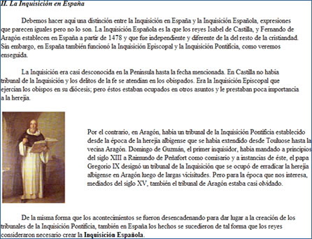 La inquisicin en Espaa