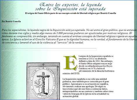 Altra visió de la Inquisició