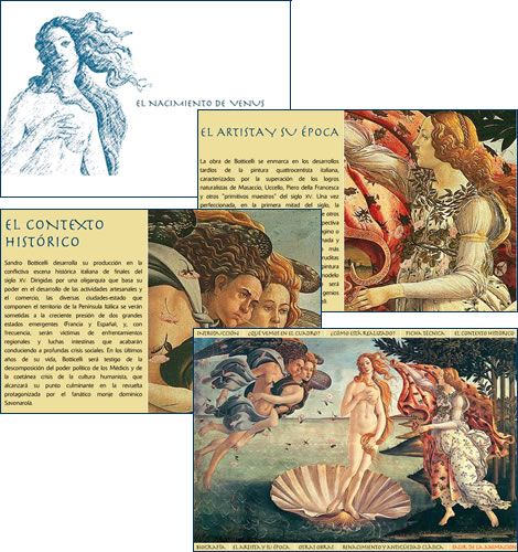 Interactiu: El nacimiento de Venus de Botticelli