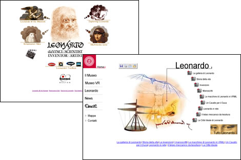 Webs sobre Leonardo da Vinci