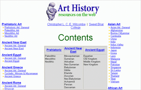 Art History resources on the web
