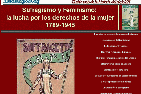 Sufragismo y feminismo