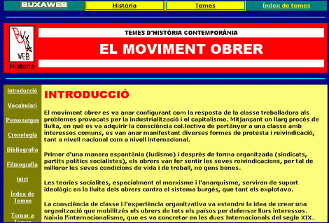 El moviment obrer