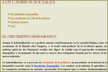 Los cambios sociales