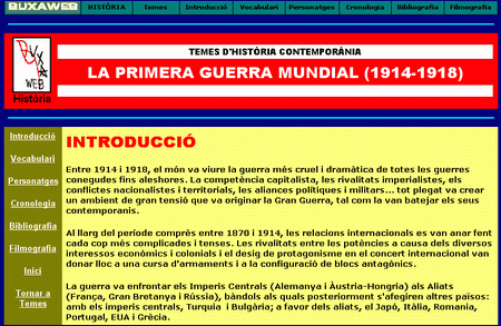 Buxaweb: La Primera Guerra Mundial