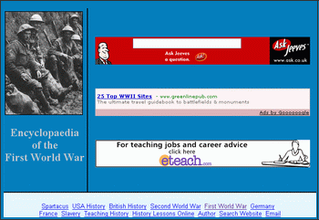 Encyclopaedia of the First Word War