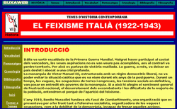Buxaweb: El feixisme itali (1922-1943)